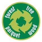 logo Forest tree parquet wood