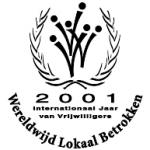 logo Internationaal Jaar van Vrijwilligers 2001