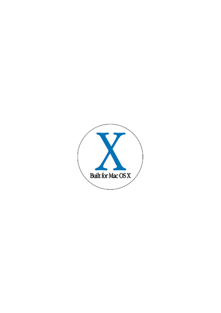 logo BUILT FOR MAC OS X