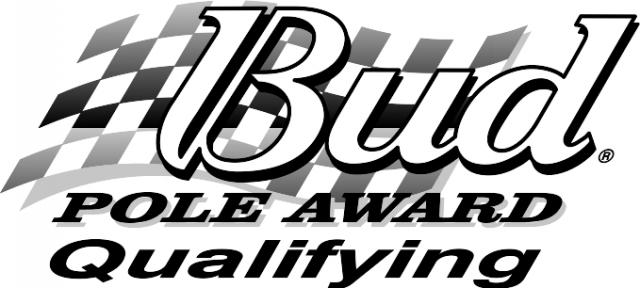 logo Bud Pole Award Qualifying