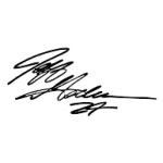 logo Jeff Gordon Signature