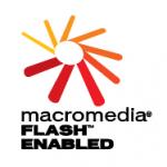 logo Macromedia Flash Enabled